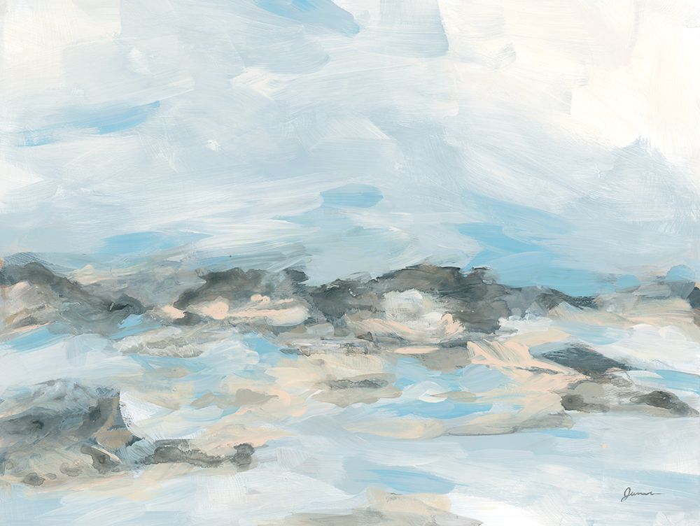 Whisper Shoreline I art print by June Erica Vess for $57.95 CAD
