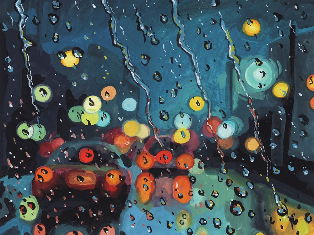 Disco Rain art print by Kate Jarvik Birch for $57.95 CAD