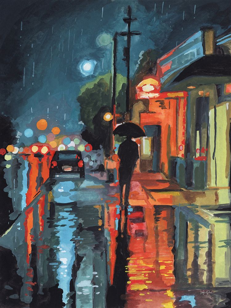 Technicolor Downpour art print by Kate Jarvik Birch for $57.95 CAD