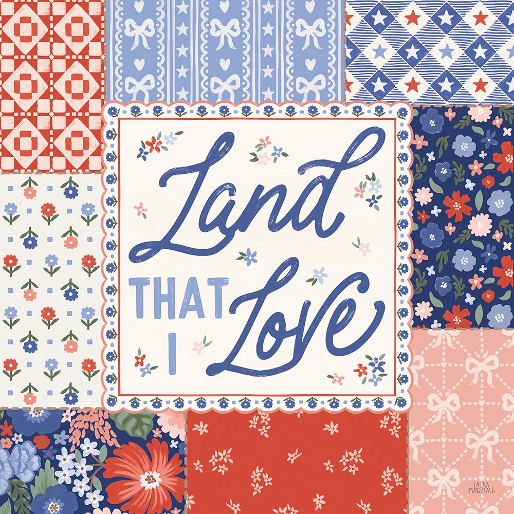 Blooming Americana II art print by Laura Marshall for $57.95 CAD