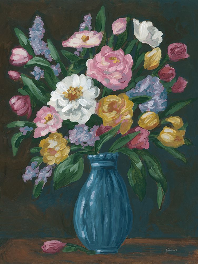 Parlor Noir Bouquet I art print by June Erica Vess for $57.95 CAD