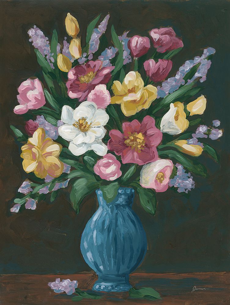 Parlor Noir Bouquet II art print by June Erica Vess for $57.95 CAD