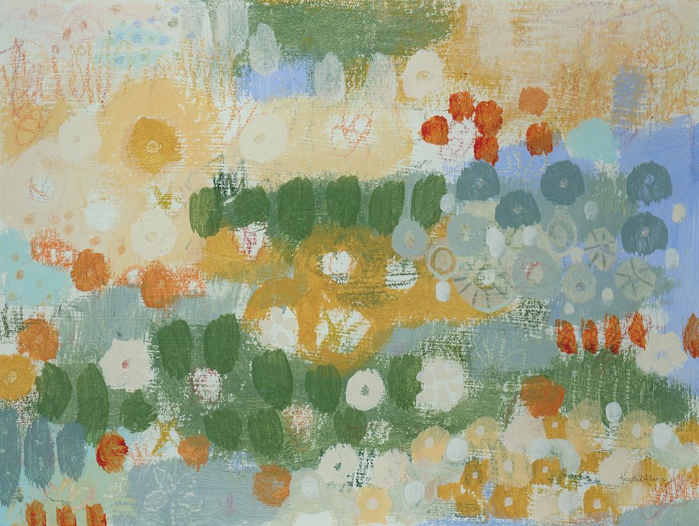 Flower Field Study art print by Krystal Adams for $57.95 CAD