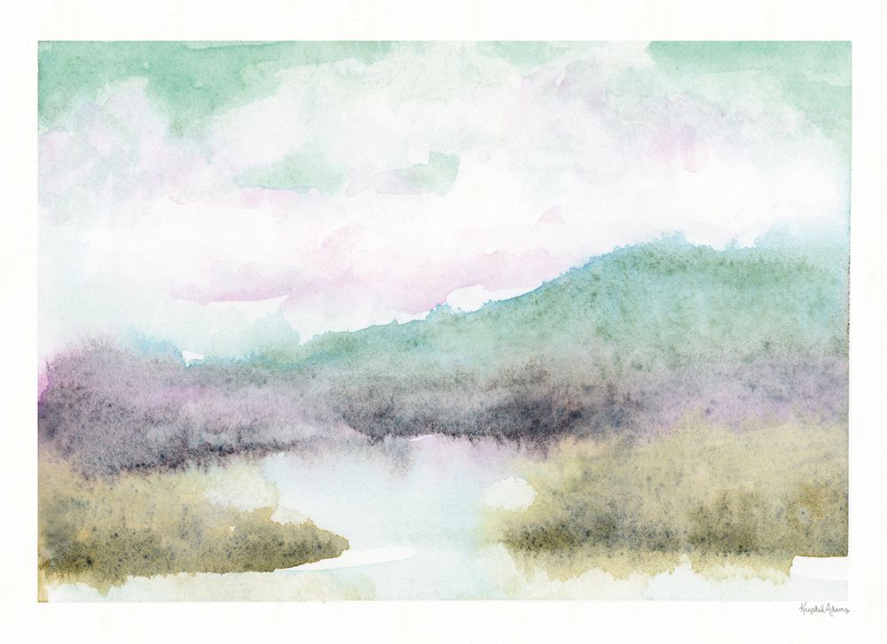 Purple Hills I art print by Krystal Adams for $57.95 CAD