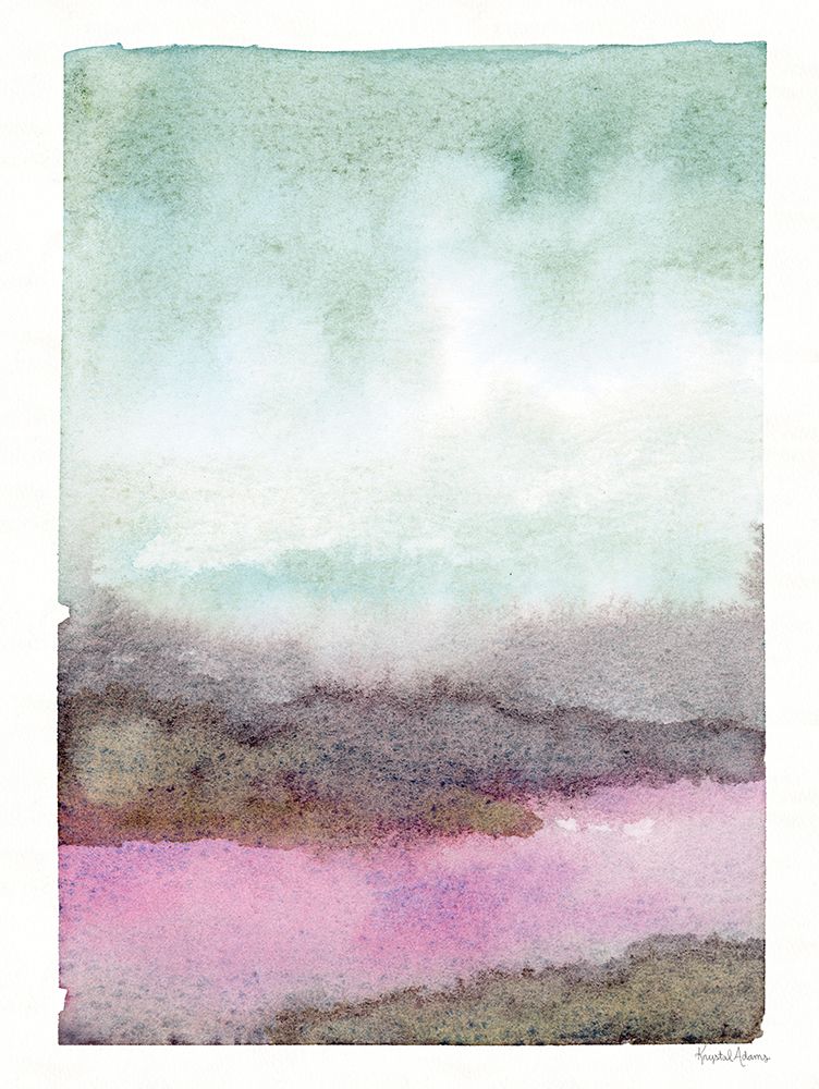 Purple Hills II art print by Krystal Adams for $57.95 CAD