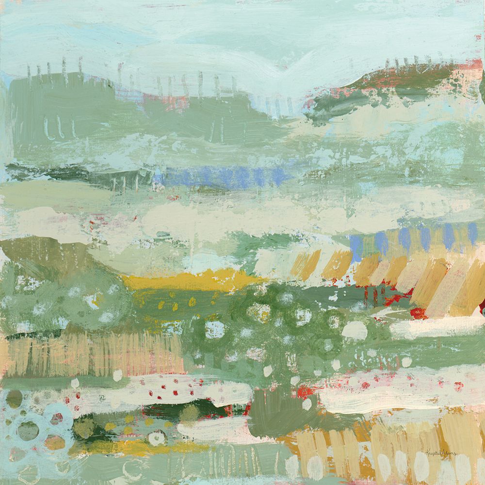 Farm Abstract I art print by Krystal Adams for $57.95 CAD
