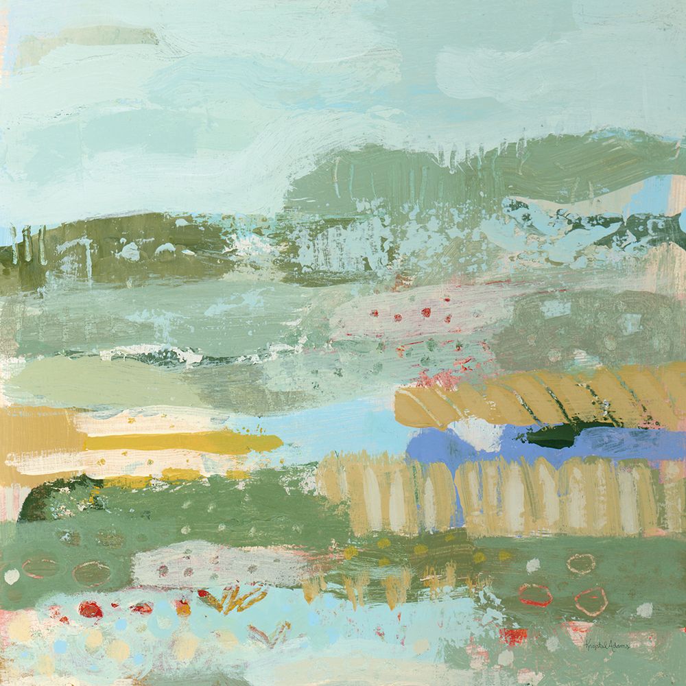 Farm Abstract II art print by Krystal Adams for $57.95 CAD