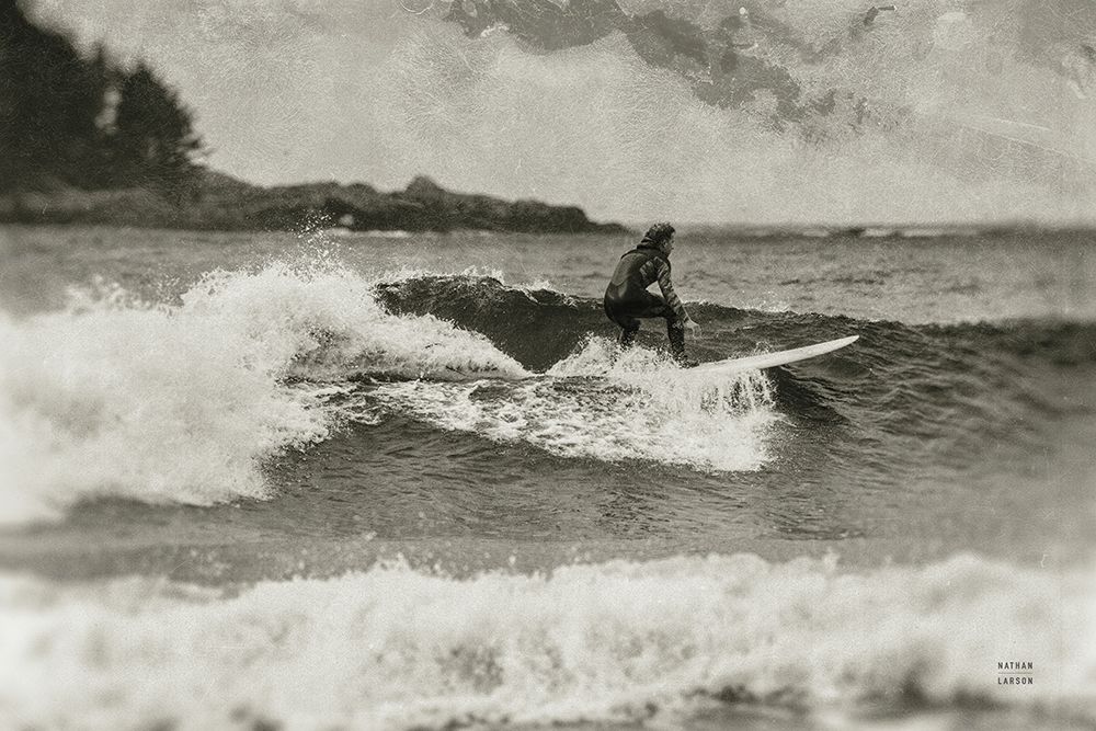 Pacific Surf III Sepia art print by Nathan Larson for $57.95 CAD