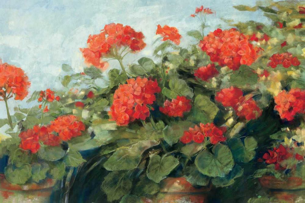 Geranium Wave art print by Carol Rowan for $57.95 CAD