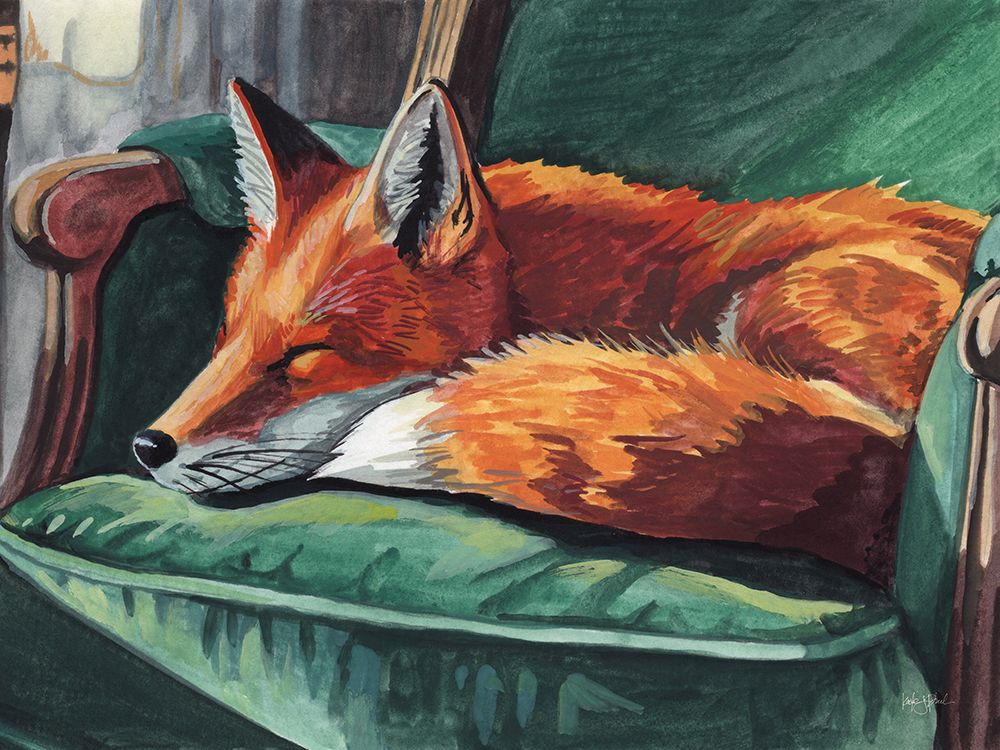 Dreams Of A Dapper Fox art print by Kate Jarvik Birch for $57.95 CAD