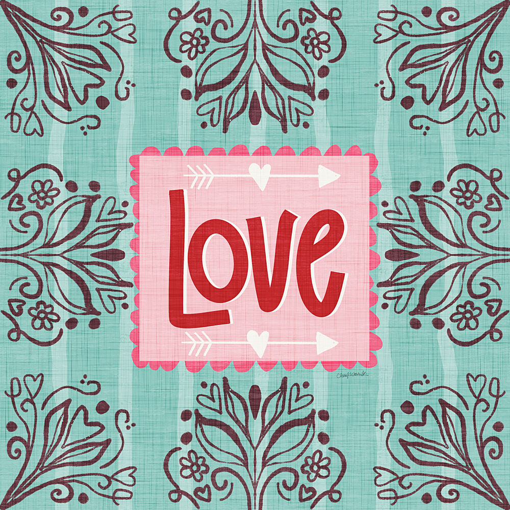 Heart to Heart Love art print by Cheryl Warrick for $57.95 CAD