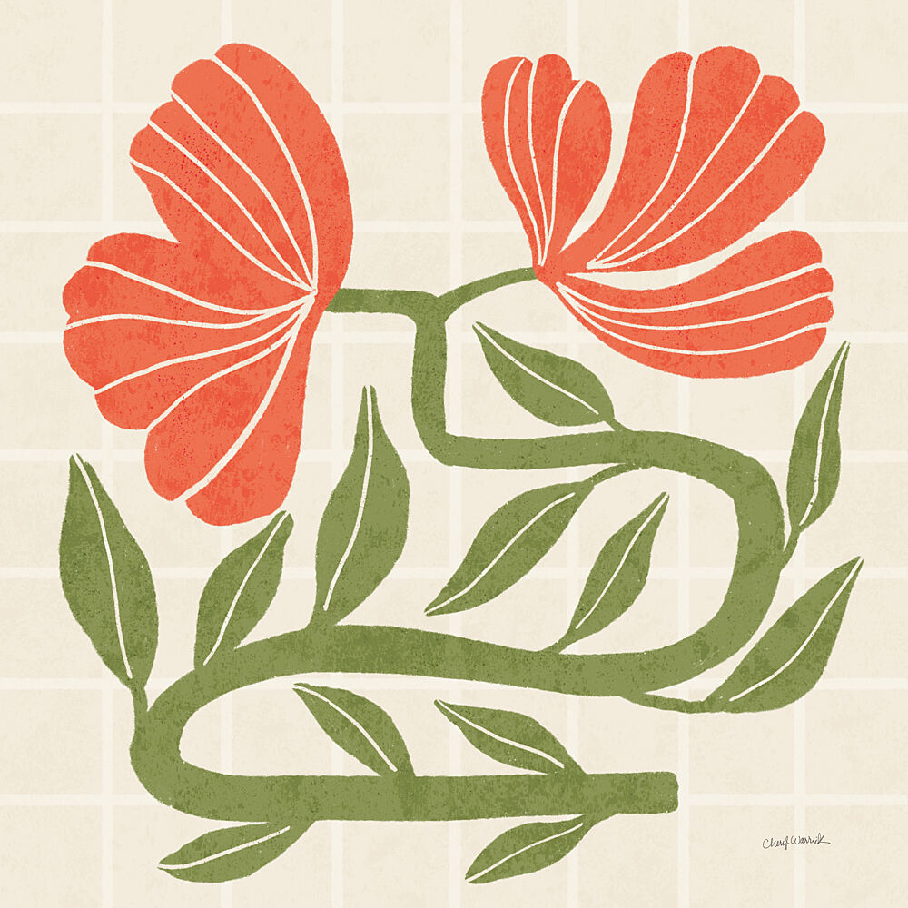 Abstract Stems II art print by Cheryl Warrick for $57.95 CAD
