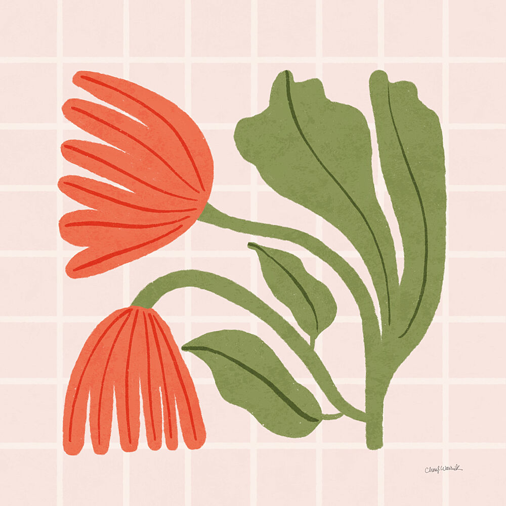 Abstract Stems VIII art print by Cheryl Warrick for $57.95 CAD