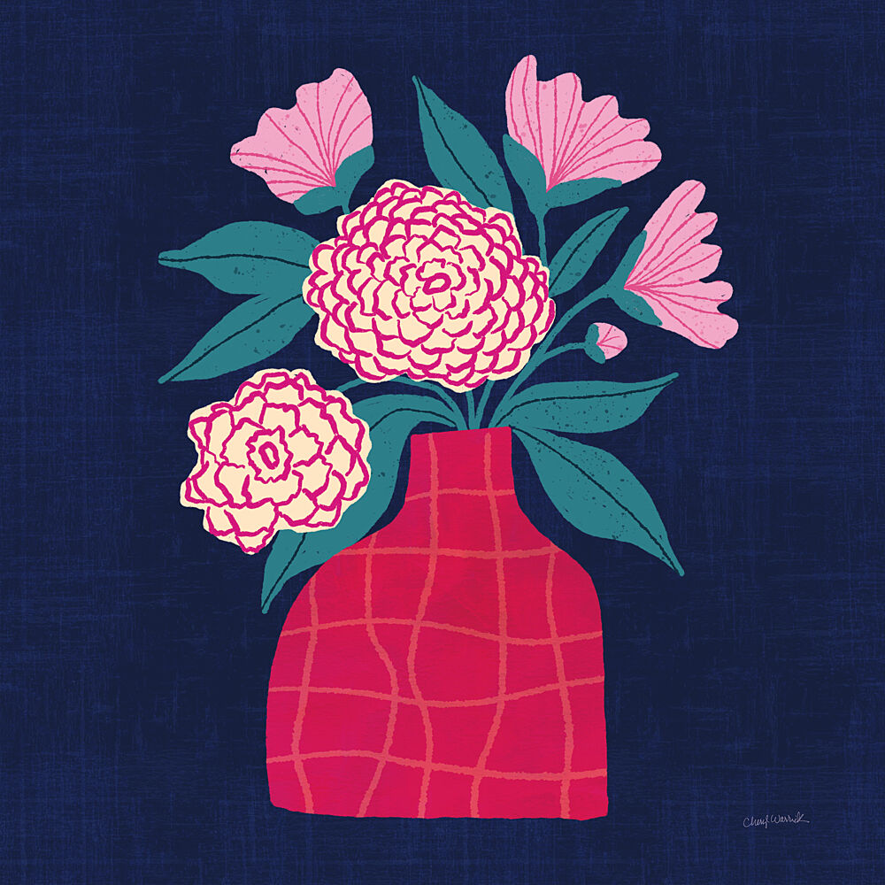 Playful Vase II art print by Cheryl Warrick for $57.95 CAD