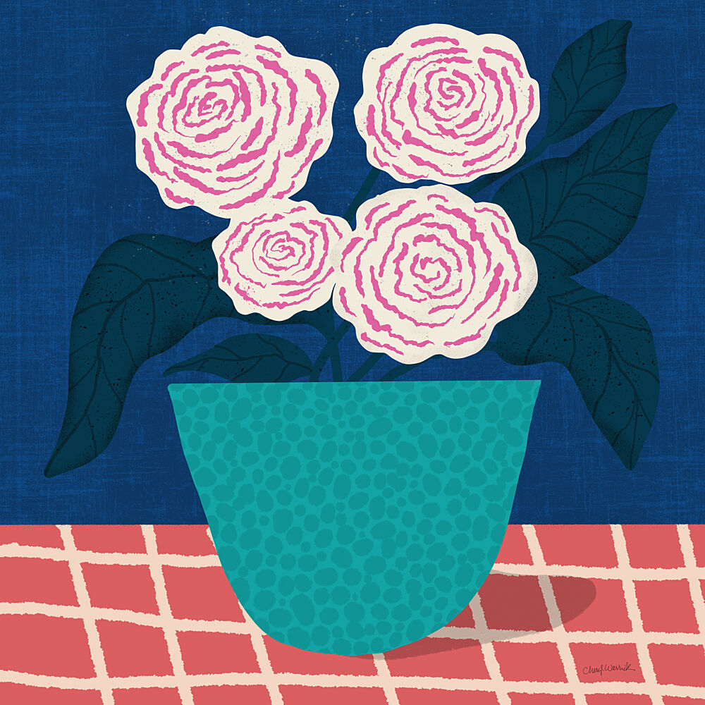 Playful Vase III art print by Cheryl Warrick for $57.95 CAD