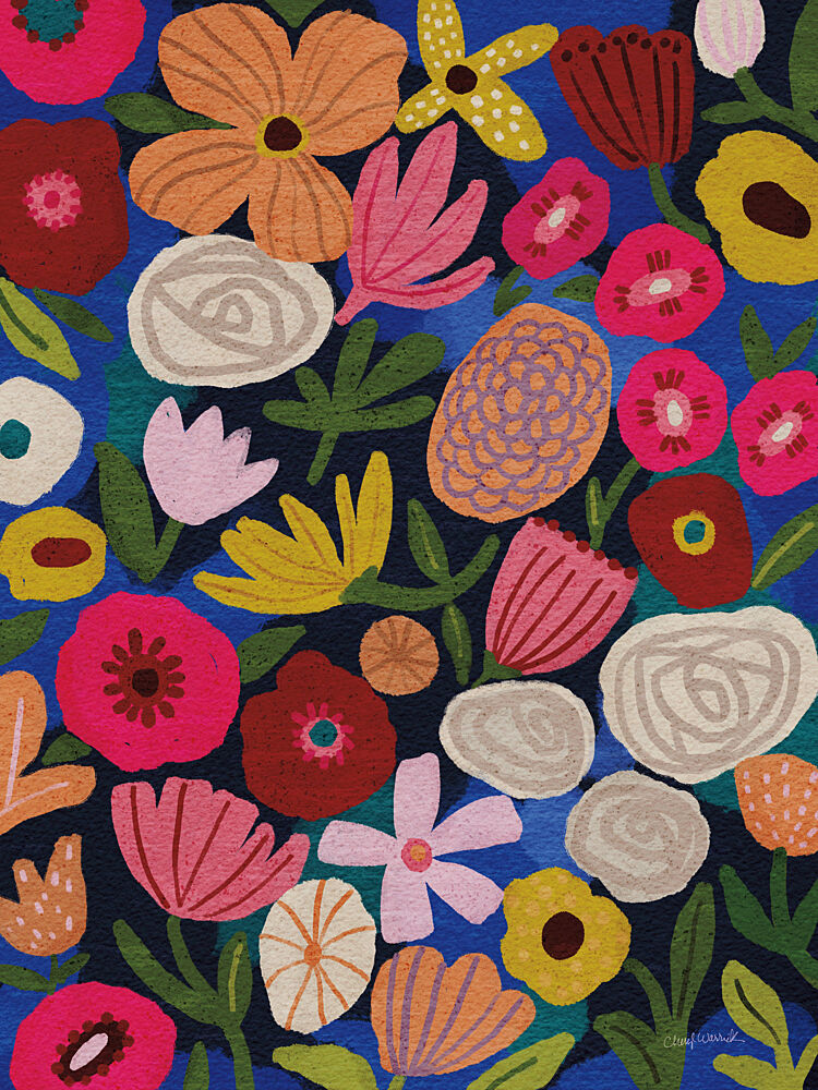 Modern Petals I art print by Cheryl Warrick for $57.95 CAD