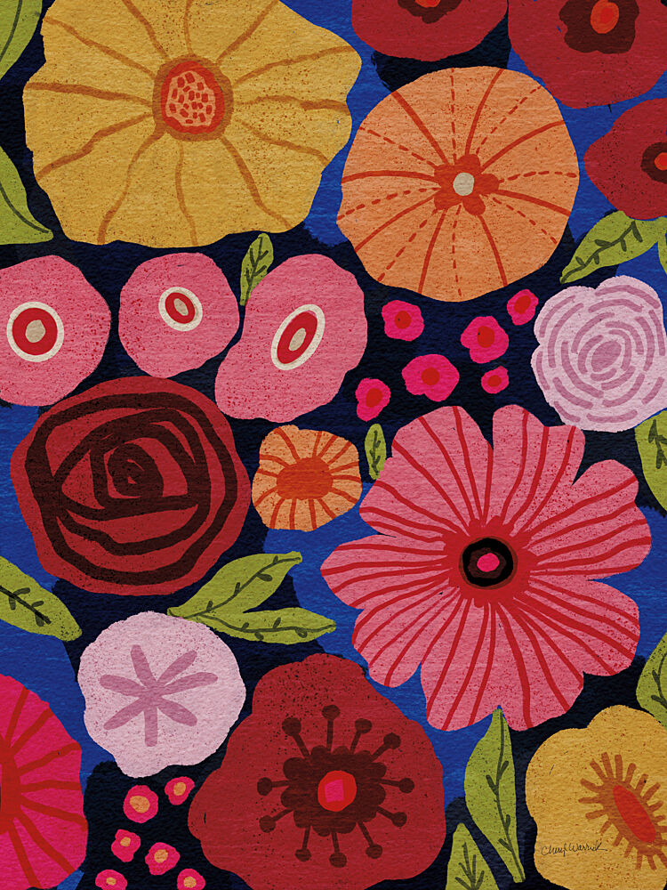 Modern Petals II art print by Cheryl Warrick for $57.95 CAD