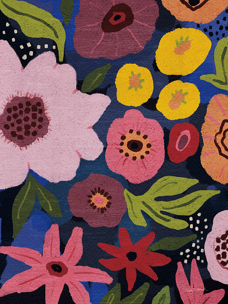 Modern Petals V art print by Cheryl Warrick for $57.95 CAD