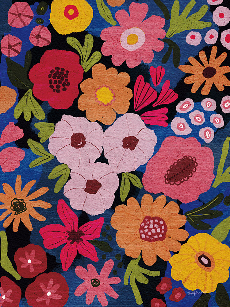 Modern Petals VI art print by Cheryl Warrick for $57.95 CAD