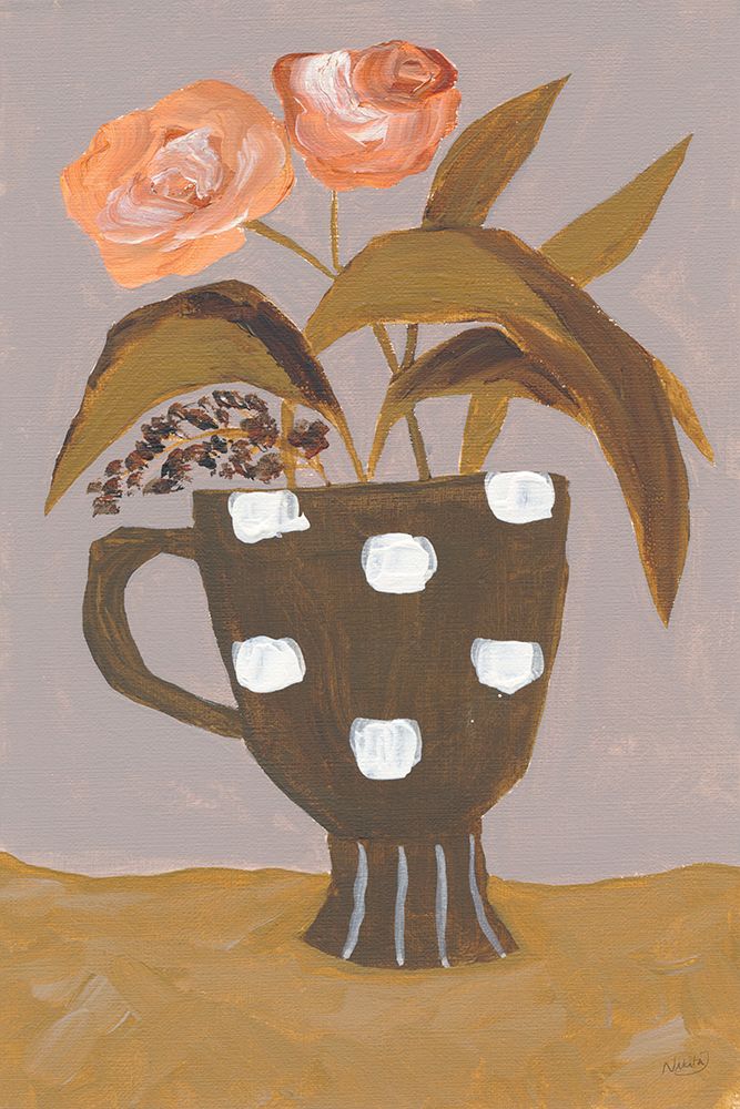 Rosey Pottery I art print by Nikita Jariwala for $57.95 CAD