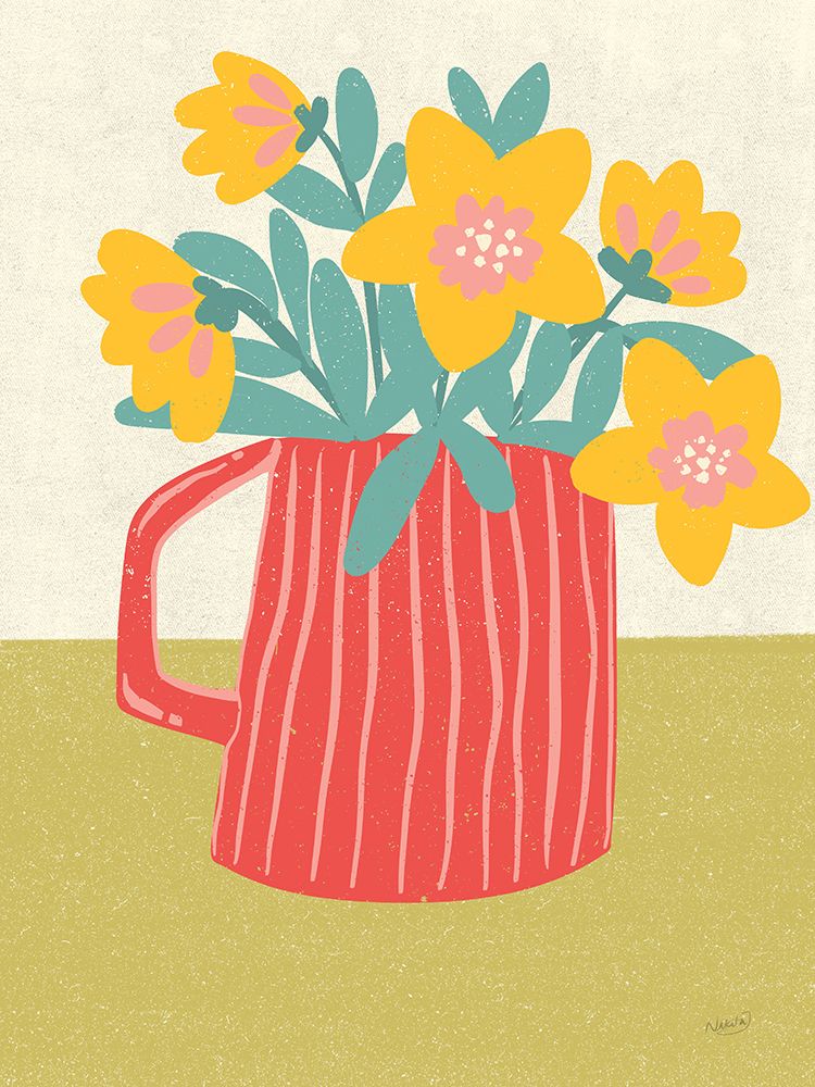 Boho Blooms III art print by Nikita Jariwala for $57.95 CAD