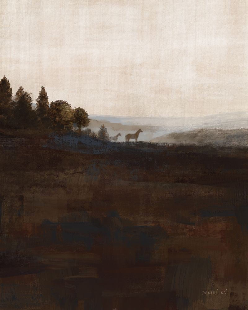 Trees on The Hilltop I art print by Danhui Nai for $57.95 CAD