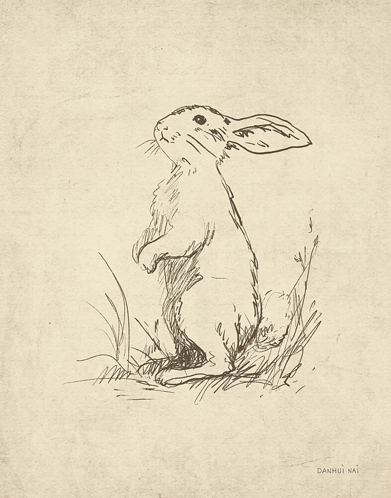 Woodland Rabbit art print by Danhui Nai for $57.95 CAD