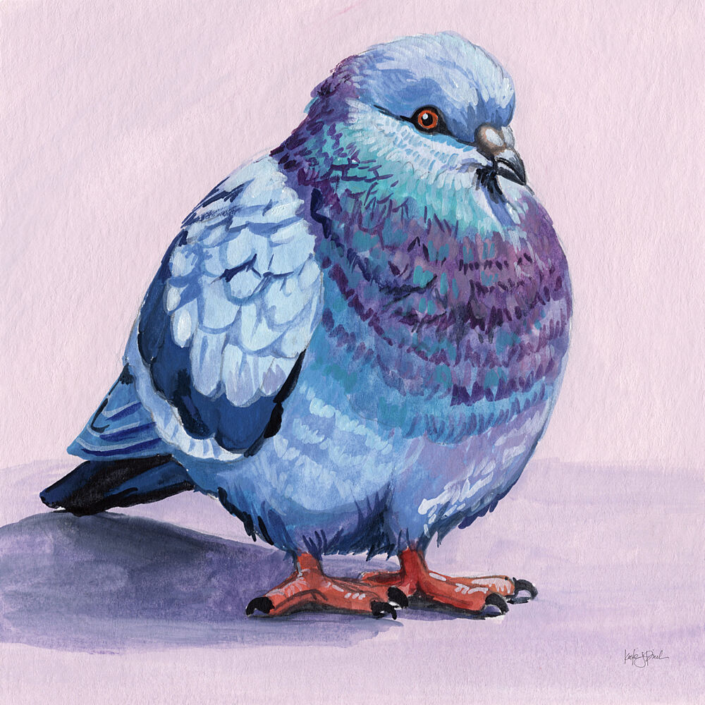 Puffed and Chuffed art print by Kate Jarvik Birch for $57.95 CAD