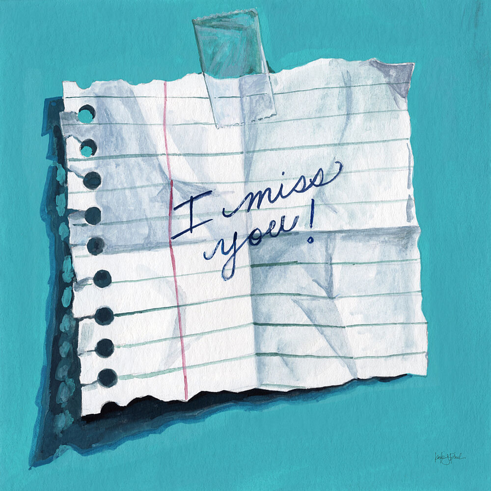 I Miss You art print by Kate Jarvik Birch for $57.95 CAD