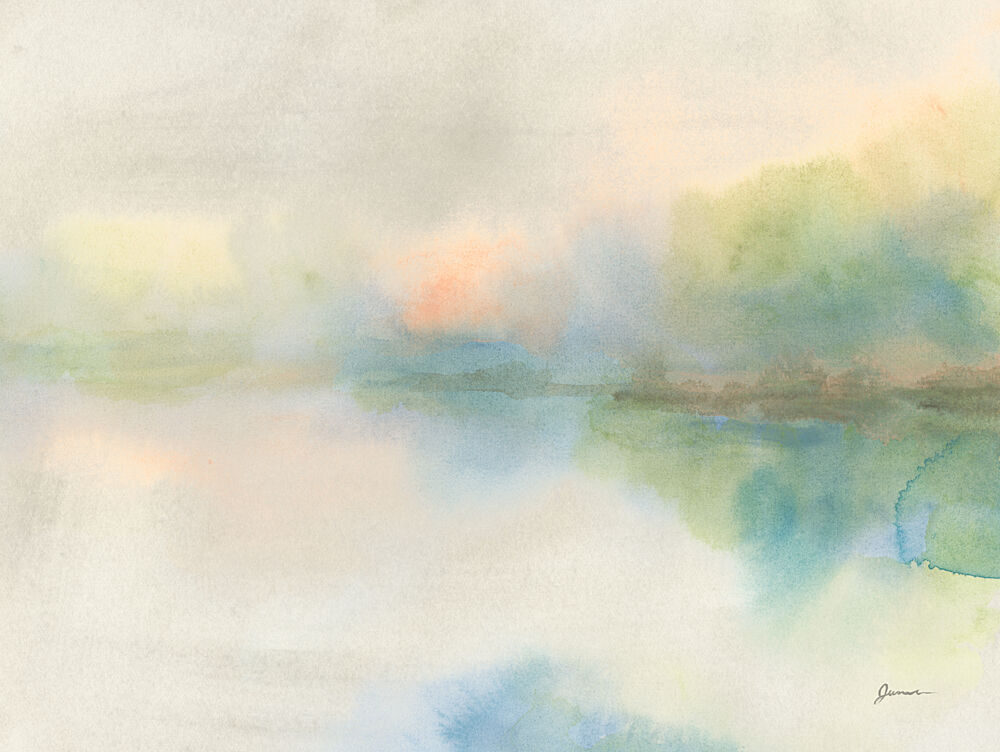 Hazy Shore II art print by June Erica Vess for $57.95 CAD