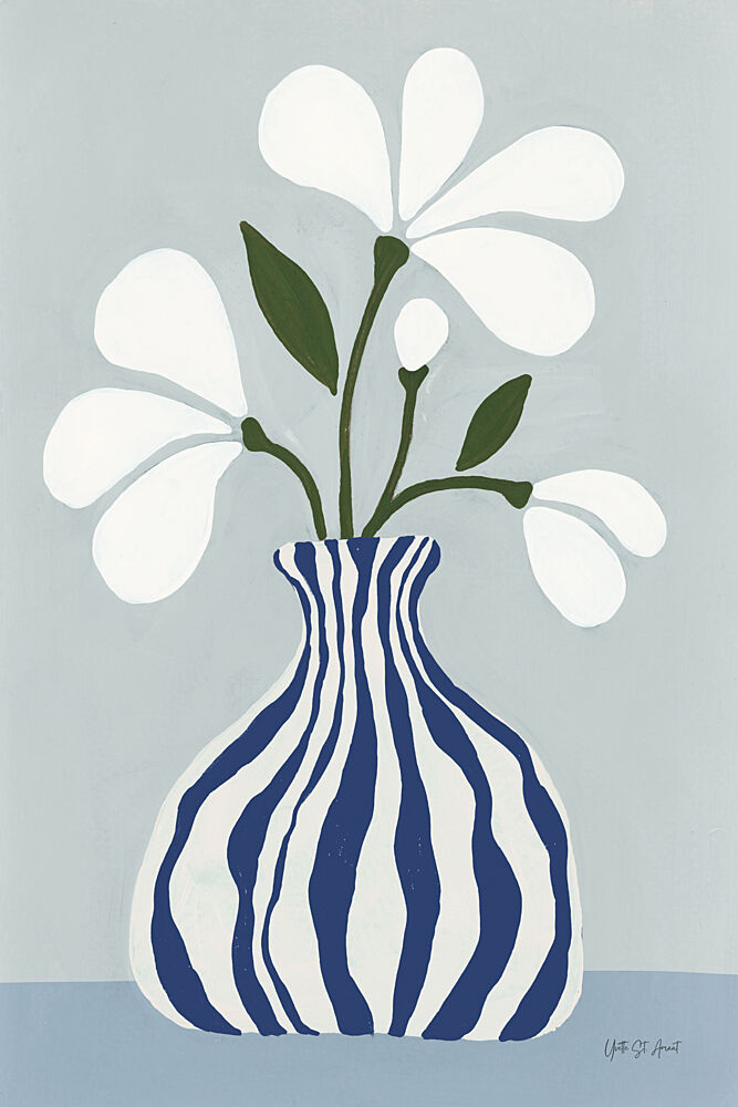 In a Striped Vase I art print by Yvette St. Amant for $57.95 CAD