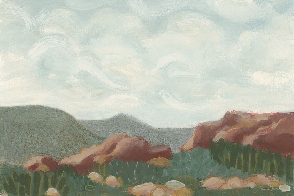 Red Rocks art print by Krystal Adams for $57.95 CAD