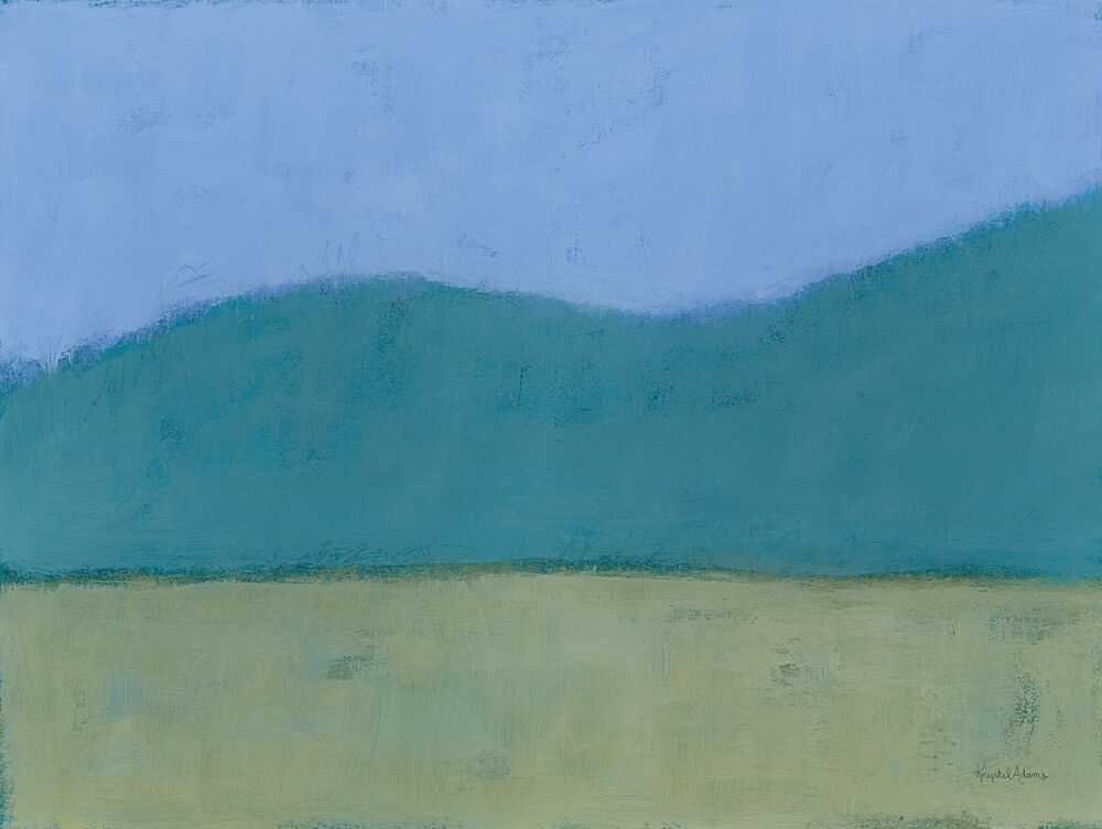 Mountains Green art print by Krystal Adams for $57.95 CAD