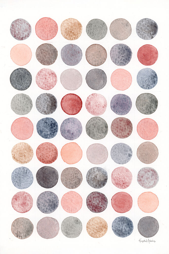 Circle Swatches art print by Krystal Adams for $57.95 CAD