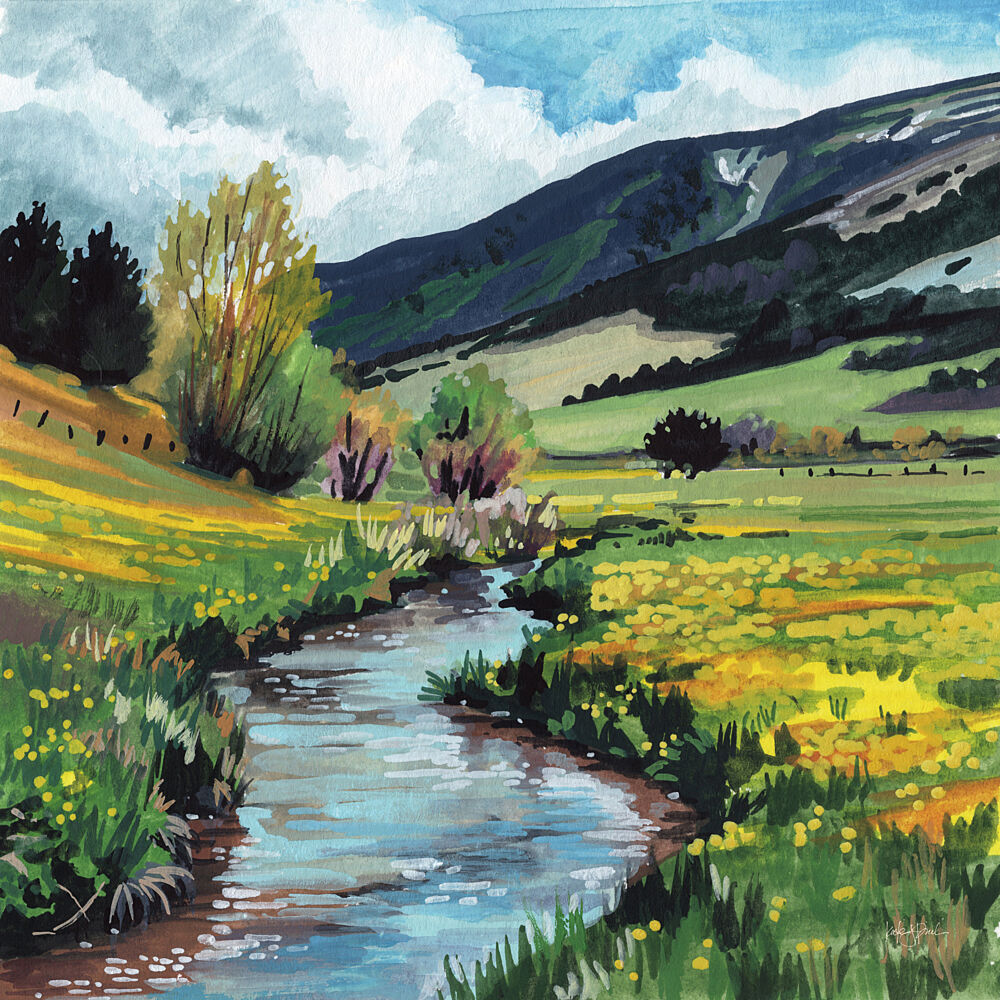 Spring Stream art print by Kate Jarvik Birch for $57.95 CAD
