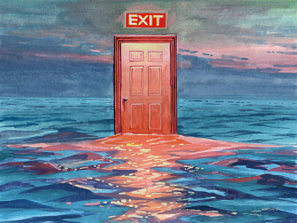 Exit Strategy art print by Kate Jarvik Birch for $57.95 CAD