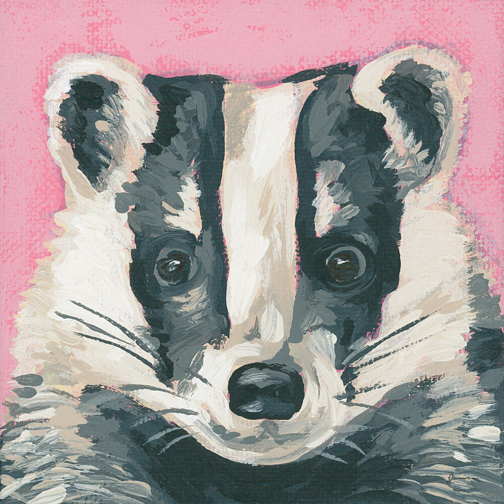 Woodland Badger art print by June Erica Vess for $57.95 CAD