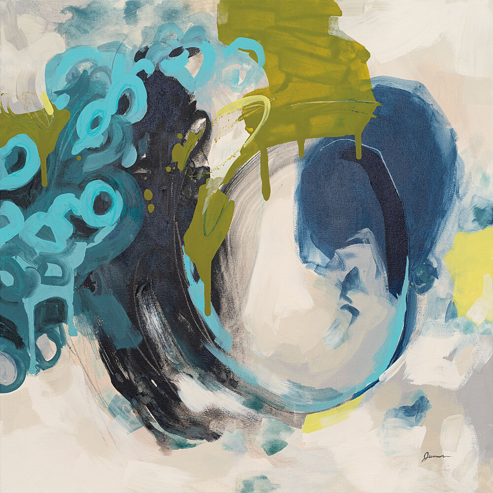 Turquoise Electron I art print by June Erica Vess for $57.95 CAD