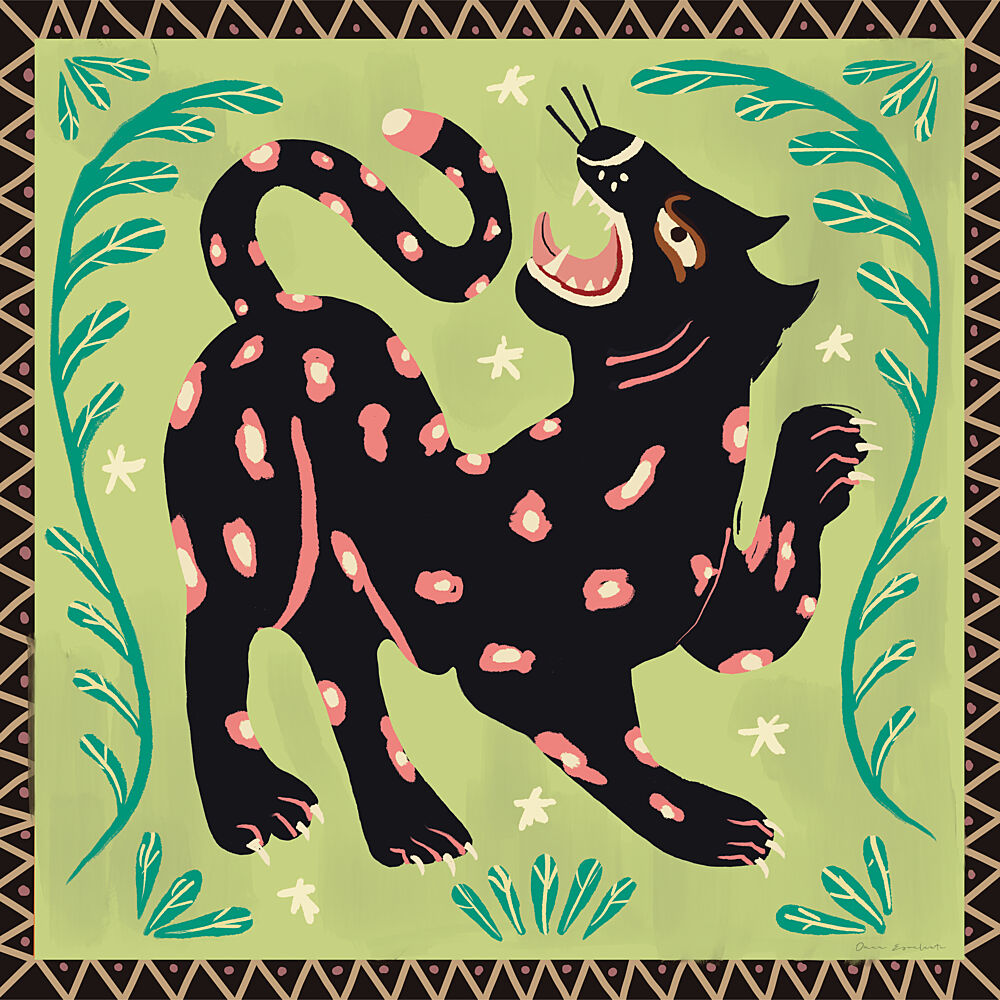 Folk Animals II art print by Omar Escalante for $57.95 CAD
