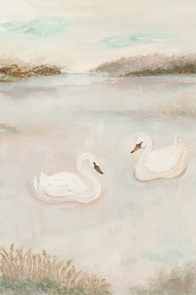 Swan Reverie I art print by Nikita Jariwala for $57.95 CAD