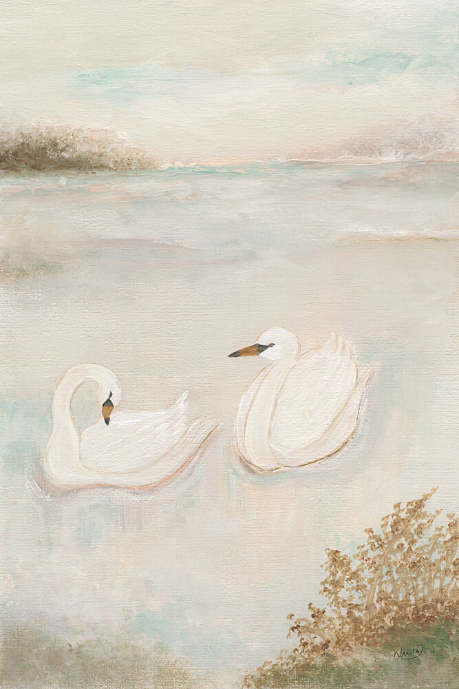 Swan Reverie Ll art print by Nikita Jariwala for $57.95 CAD