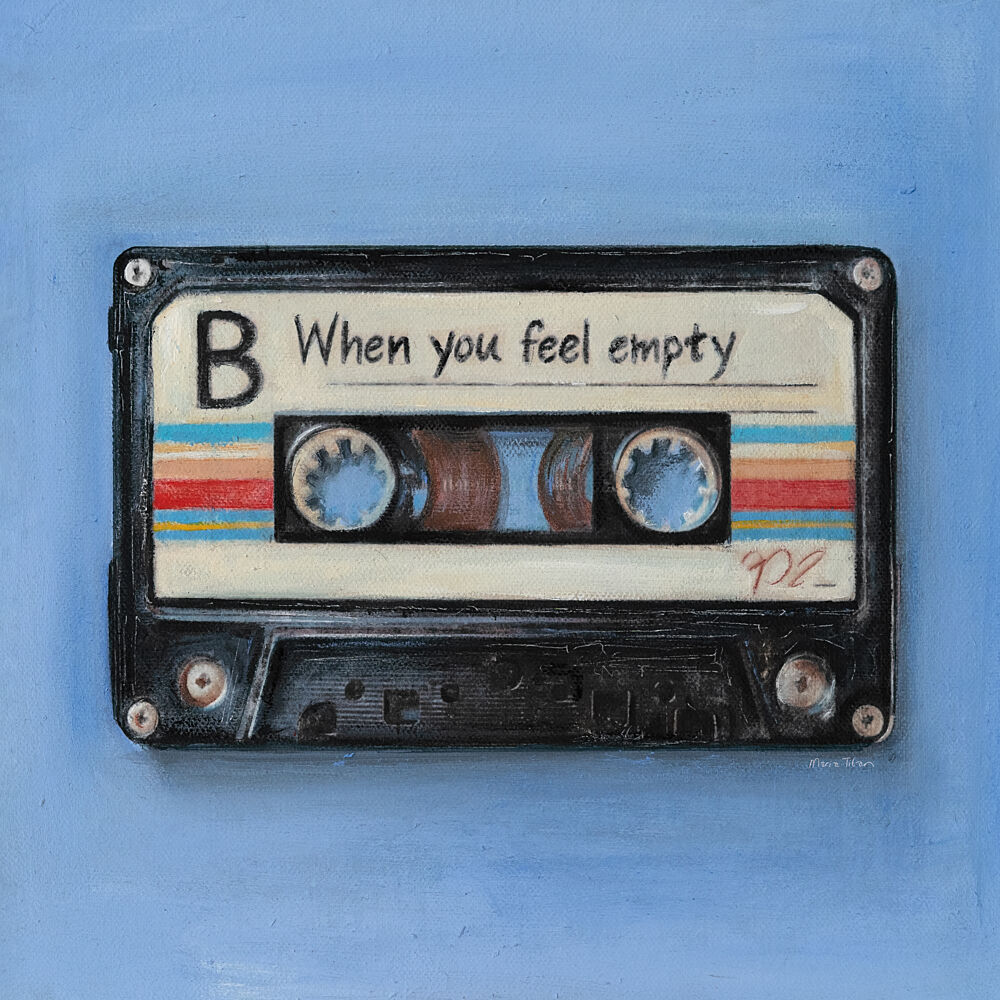 When You Feel Empty Casette art print by Maria Titan for $57.95 CAD