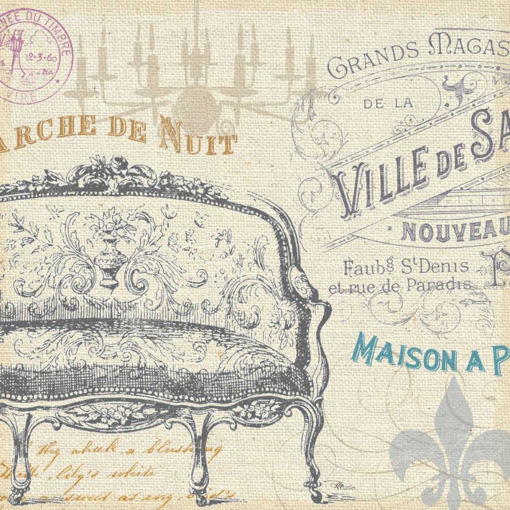 Victorian Vintage III art print by Pela Studio for $57.95 CAD