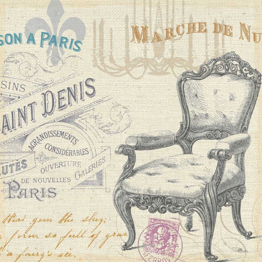 Victorian Vintage IV art print by Pela Studio for $57.95 CAD