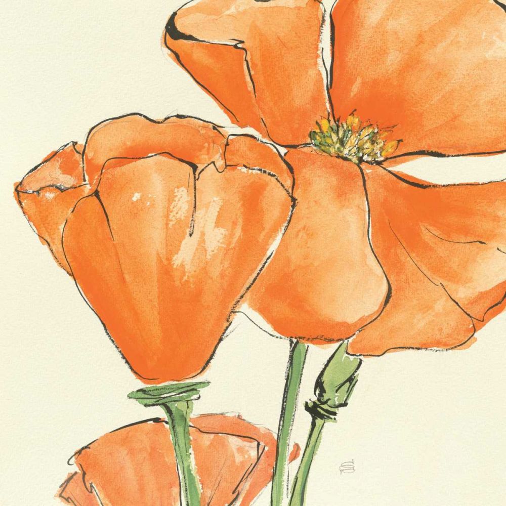 Sunshine Poppy III art print by Chris Paschke for $57.95 CAD