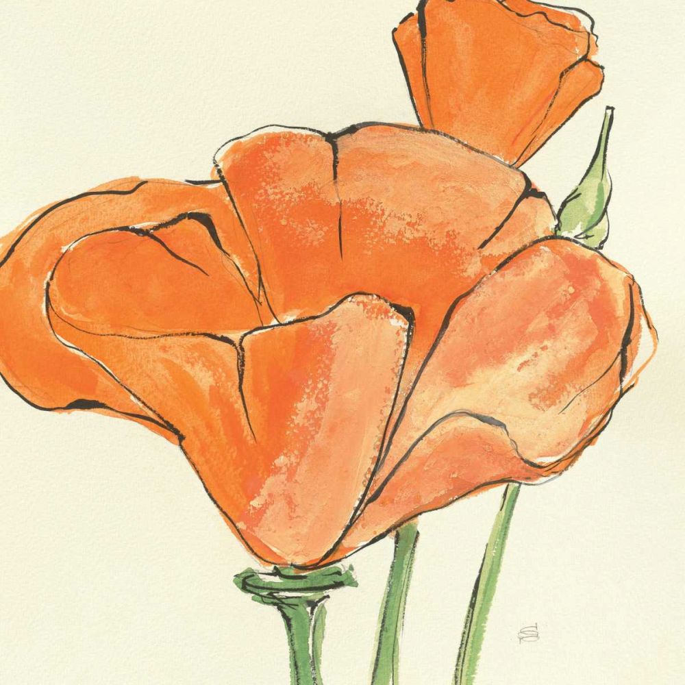 Sunshine Poppy IV art print by Chris Paschke for $57.95 CAD