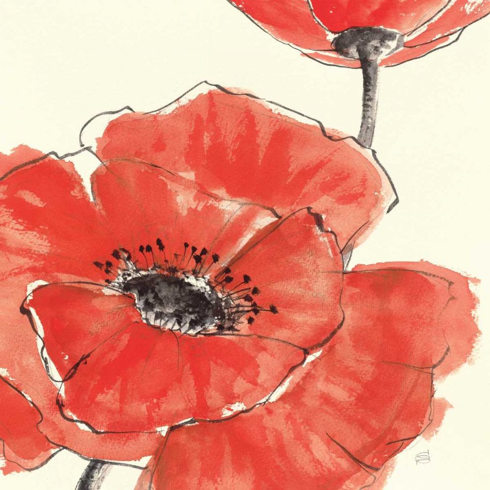 Spring Poppy II art print by Chris Paschke for $57.95 CAD