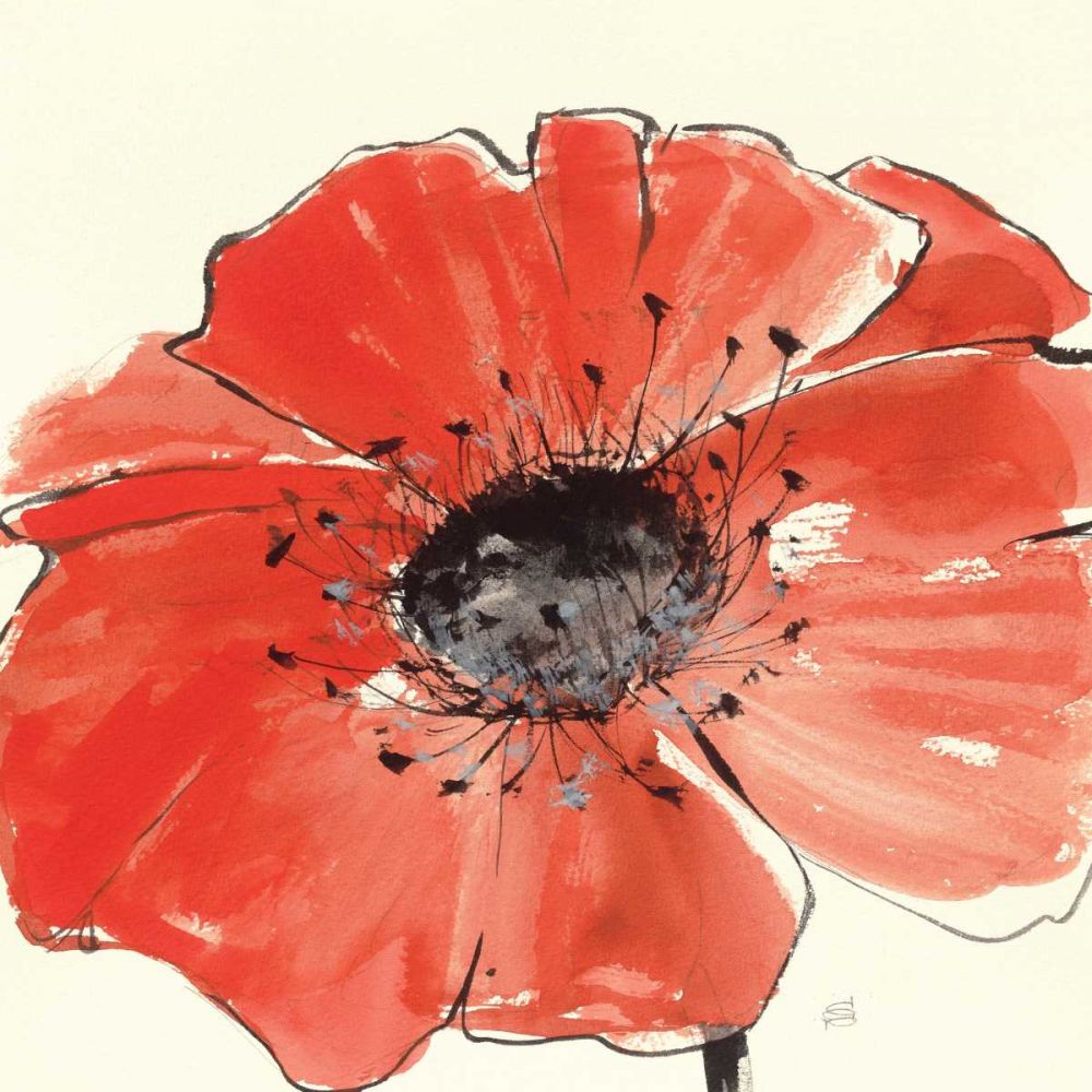 Spring Poppy IV art print by Chris Paschke for $57.95 CAD