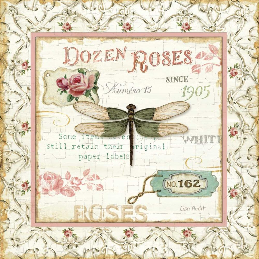 Rose Garden VI art print by Lisa Audit for $57.95 CAD