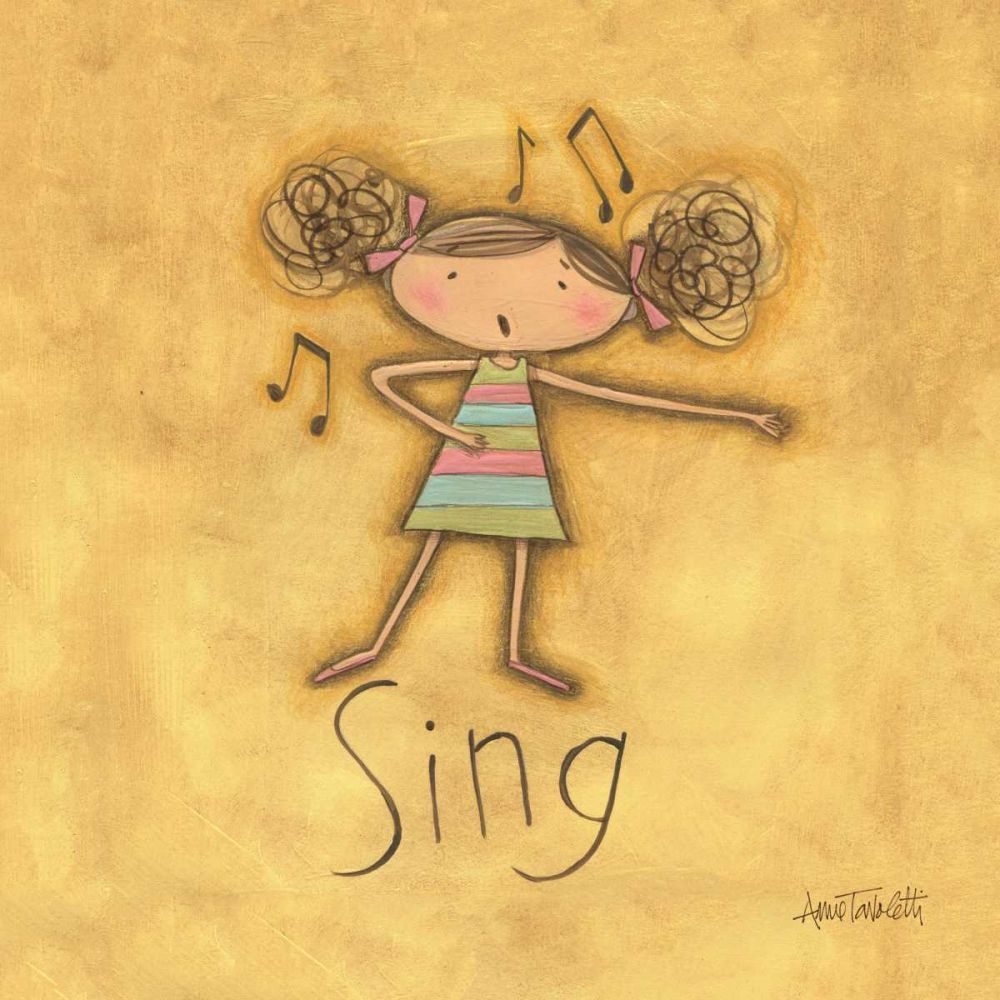 Sing art print by Anne Tavoletti for $57.95 CAD